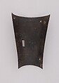 Inner Plate of a Forearm Defense (Vambrace), Steel, Italian
