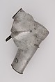 Outer Plate of a Forearm Defense (Vambrace), Steel, leather, Italian