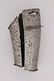 Inner Plate of a Forearm Defense (Vambrace), Steel, Italian