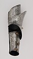 Left Arm Defense (Vambrace) with Elbow Reinforce, Steel, Italian, Milan