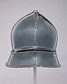 Sallet, Matthes Deutsch (German, Landshut, documented 1485–1505), Steel, textile, German, Landshut