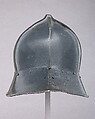 Sallet, Matthes Deutsch (German, Landshut, documented 1485–1505), Steel, textile, German, Landshut