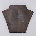 Backplate from a Brigandine, Steel, brass, linen, textile (linen, wool), Italian