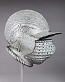 Three-Quarter Armor, Pauldrons and vambraces attributed to Kolman Helmschmid (German, Augsburg 1471–1532), Steel, leather, German, Augsburg