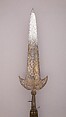 Partisan, Steel, wood (ash), gold, textile, British