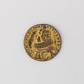 Medal of Vicenzo II Gonzaga, 7th Duke of Mantua, Gasparo Morone (Italian, born Milan (?), died Rome, 1669), Bronze, gold, Italian