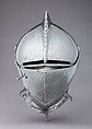 Armet, Steel, leather, copper alloy, German