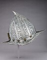 Morion-Cabasset, Steel, brass, leather, Italian