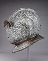 Siege Helmet, Steel, leather, Italian