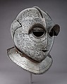 Siege Helmet, Steel, leather, Italian