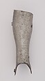 Pair of Greaves, Steel, leather, Italian