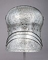 Sallet, Steel, copper alloy, leather, German