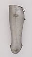 Pair of Greaves (Lower Leg Defenses), Steel, leather, Italian