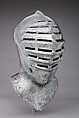 Tournament Helm, Steel, copper alloy, Anglo-Flemish
