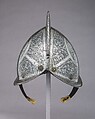 Morion, Steel, leather, brass, German