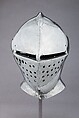 Armet, Guillem Margot (Flemish, active Brussels, recorded 1505–20), Steel, copper alloy, South Netherlandish, Brussels