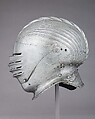 Double-Crested Maximilian Helmet, Steel, German