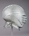 Double-Crested Maximilian Helmet, Steel, German