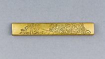 Knife Handle (Kozuka), Gold, Japanese