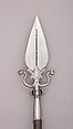 Lance-Linstock, Steel, wood (walnut), brass, iron, Italian