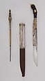 Dagger (Piha Kaetta) with Stylus and Sheath | Sri Lankan | The ...