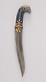 Dagger, Steel, jade, ruby, gold, Indian, Mughal