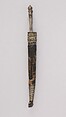 Knife and Fork with Sheath, Silver, leather, steel, Sri Lankan
