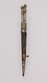 Knife and Fork with Sheath, Silver, leather, steel, Sri Lankan