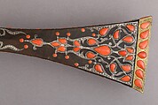 Miquelet Gun, Steel, wood, coral, silver, copper alloy, gold, lock and stock, Algerian; barrel, European
