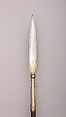 Spear, Steel, gold, North Indian