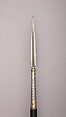 Spear, Steel, gold, North Indian