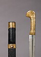 Sword with Sheath, Steel, leather, gold, Caucasian