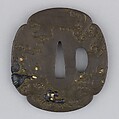 Sword Guard (Tsuba), Copper-silver alloy (shibuichi), gold, copper-gold alloy (shakudō), copper, Japanese