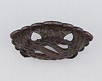 Sword Guard (Tsuba), Iron, copper, Japanese