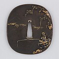 Sword Guard (Tsuba), Copper-silver alloy (shibuichi), gold, copper-gold alloy (shakudō), copper, silver, Japanese