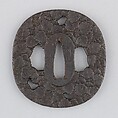 Sword Guard (Tsuba), Iron, copper, Japanese