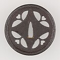 Sword Guard (Tsuba), Iron, copper, Japanese