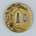 Sword Guard (Tsuba), Copper alloy (sentoku), gold, silver, copper, Japanese