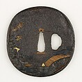 Sword Guard (Tsuba), Iron, gold, copper-silver alloy (shibuichi), copper, copper-gold alloy (shakudō), Japanese
