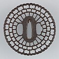 Sword Guard (Tsuba), Iron, copper, Japanese