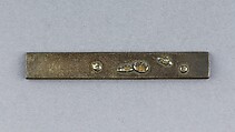 Knife Handle (Kozuka), Copper-silver alloy (shibuichi), silver, gold, copper-gold alloy (shakudō), Japanese