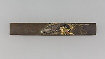 Knife Handle (Kozuka), Copper-silver alloy (shibuichi), silver, gold, copper-gold alloy (shakudō), copper, Japanese