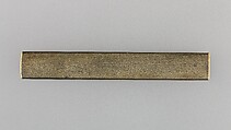 Knife Handle (Kozuka), Copper-silver alloy (shibuichi), silver, copper, gold, Japanese