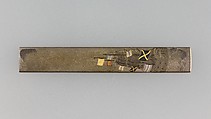 Knife Handle (Kozuka), Copper-silver alloy (shibuichi), gold, silver, copper-gold alloy (shakudō), copper, Japanese