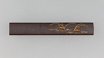 Knife Handle (Kozuka), Iron, copper, gold, copper-silver alloy (shibuichi), silver, Japanese