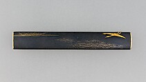 Knife Handle (Kozuka), Copper-gold alloy (shakudō), gold, silver, copper-silver alloy (shibuichi), Japanese