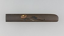 Knife Handle (Kozuka), Copper-silver alloy (shibuichi), copper, copper-gold alloy (shakudō), gold, silver, Japanese