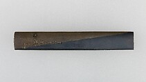 Knife Handle (Kozuka), Copper-gold alloy (shakudō), gold, silver, copper-silver alloy (shibuichi), Japanese