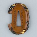 Sword Guard (Tsuba), Copper, gold, silver, copper-gold alloy (shakudō), copper-silver alloy (shibuichi), Japanese