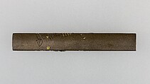 Knife Handle (Kozuka), Copper-silver alloy (shibuichi), gold, silver, copper-gold alloy (shakudō), Japanese